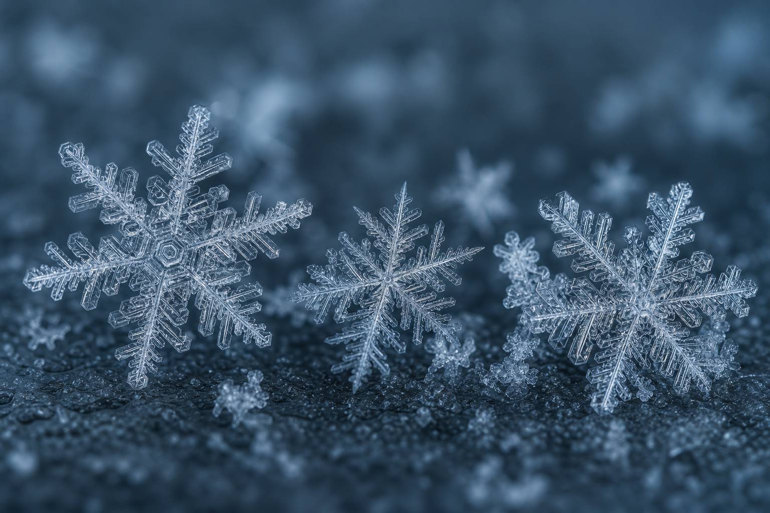 Cómo se crean los cristales de nieve