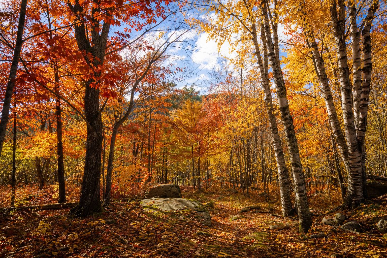 Por qué algunas hojas cambian de color en otoño
