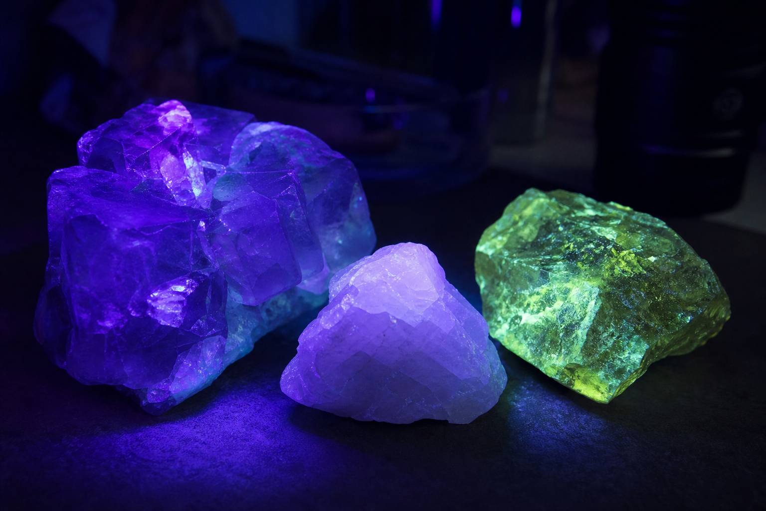 Por qué algunas piedras brillan en la oscuridad sin electricidad