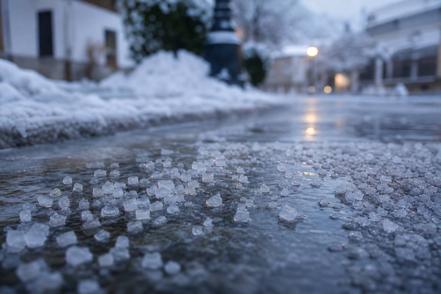 Por qué la sal derrite el hielo