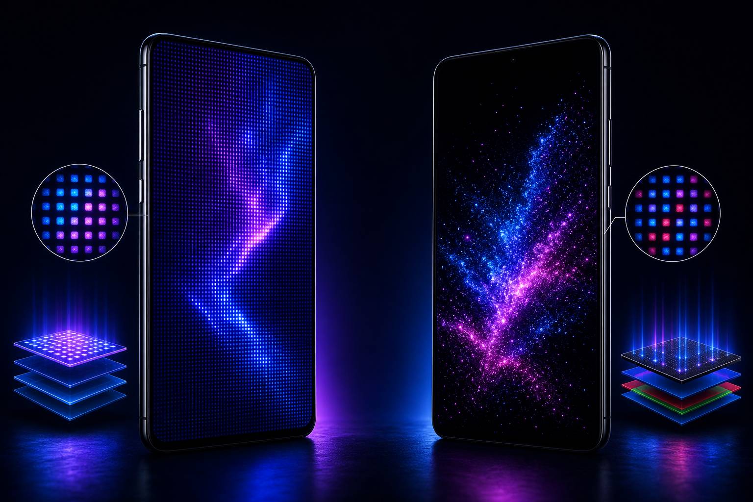 Qué diferencia hay entre OLED y AMOLED