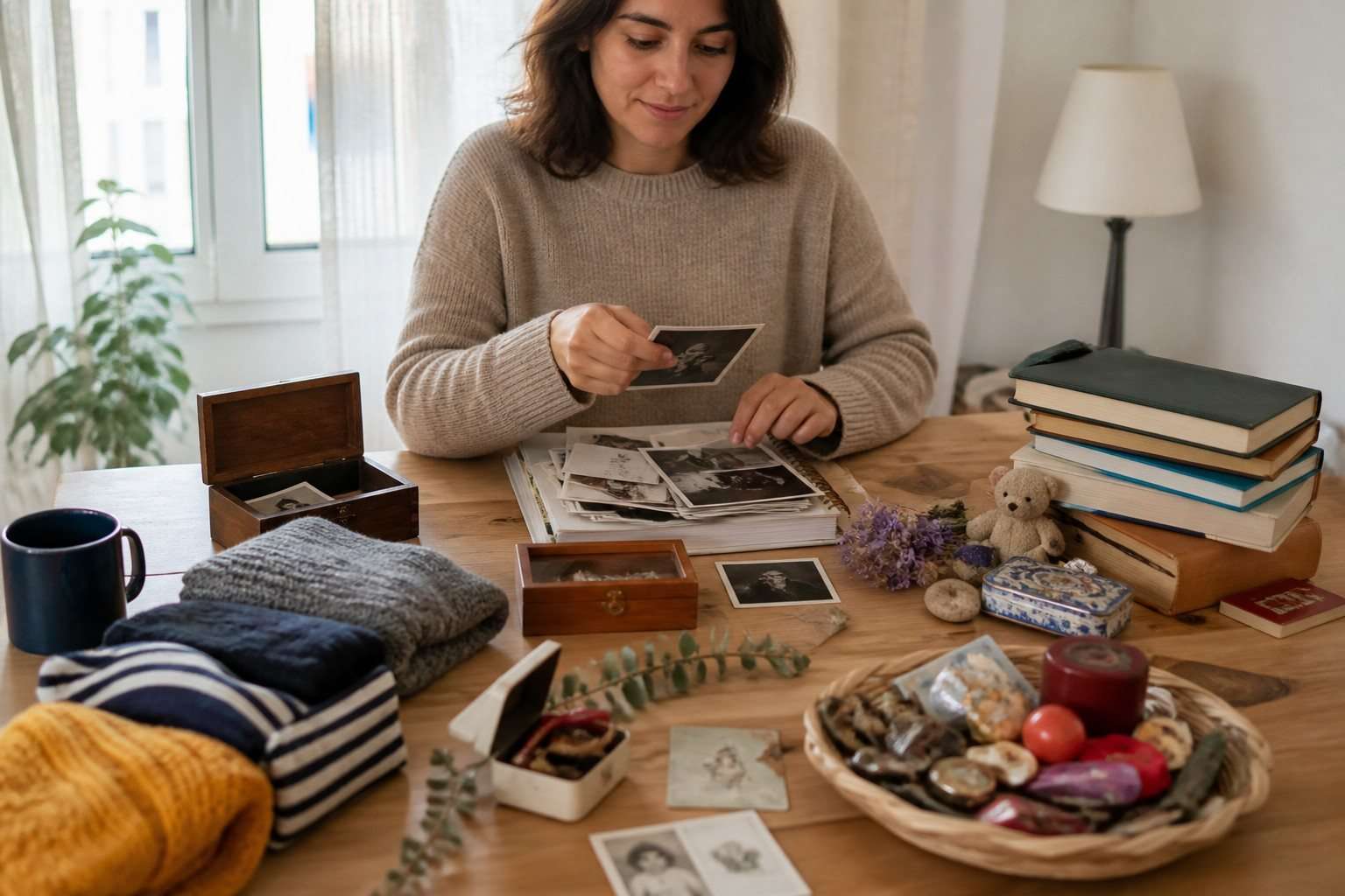 Objetos cotidianos usados para representar distintas formas de memoria